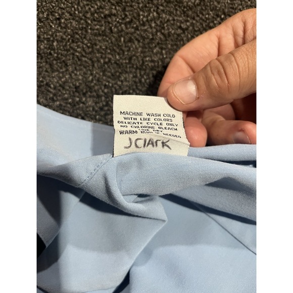 Designs By Attila Mens Retro Bowling Shirt Black On Baby Blue Large - Picture 9 of 9